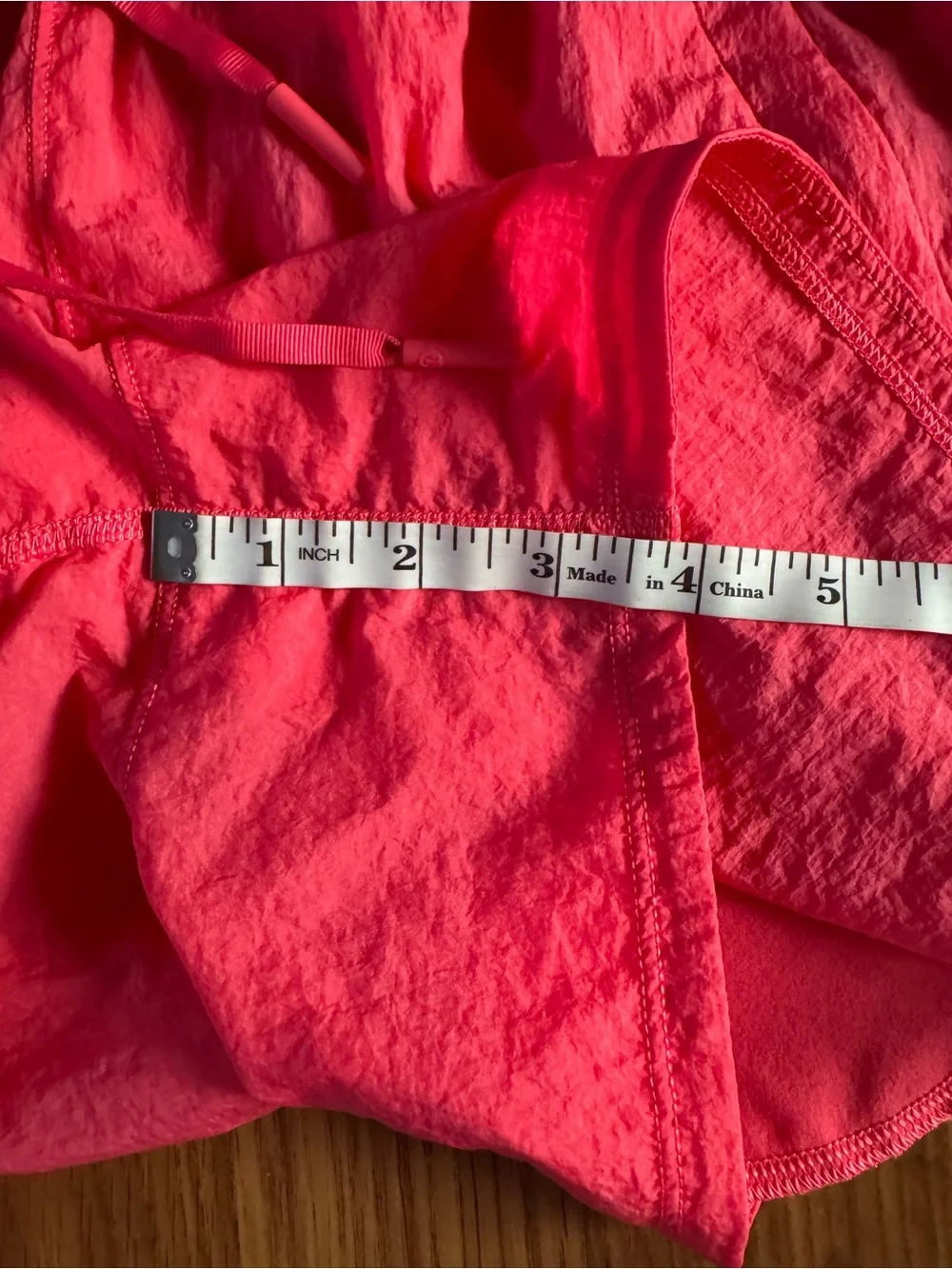 Bright pink Lululemon running shorts Size -6